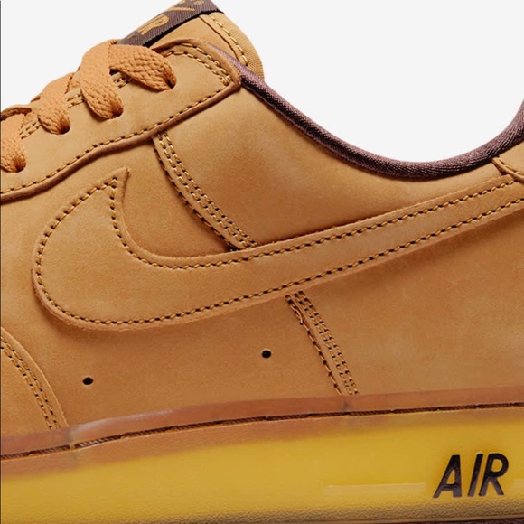 Nike Air Force 1 Low “Wheat Dark Mocha” Size 9.5 - Picture 4 of 10